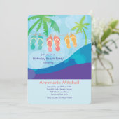 ビーチサンダルオンライン招待状 招待状 (スタンド正面)