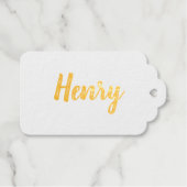 ビーチサンダルカスタムサンタクロース ギフトタグ (正面 (横))