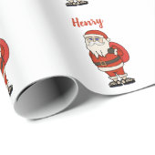 ビーチサンダルカスタムサンタクロース ラッピングペーパー (ロールコーナー)