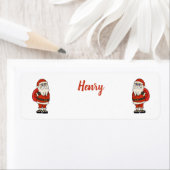 ビーチサンダルカスタムサンタクロース ラベル (インサイチュ)