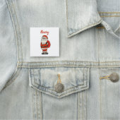 ビーチサンダルカスタムサンタクロース 名札 (インサイチュ)