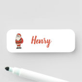 ビーチサンダルカスタムサンタクロース 名札 (インサイチュ)