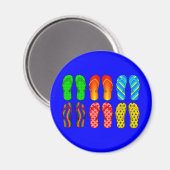 ビーチサンダルガロール マグネット (正面/裏面)