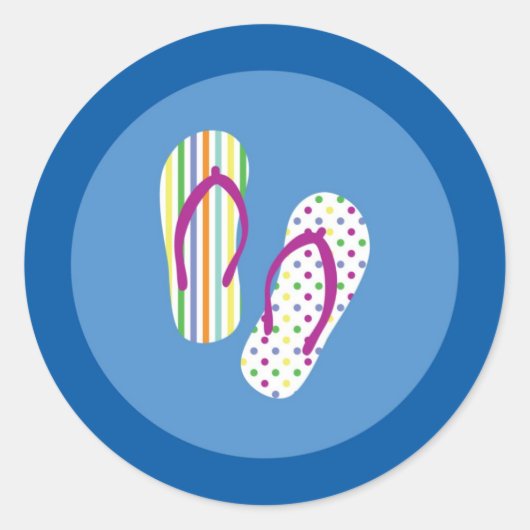 ビーチサンダルシール ラウンドシール (正面)