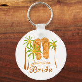 ビーチサンダルジャマイカブライド キーホルダー (正面)