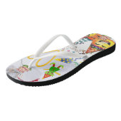 ビーチサンダルメリークリスマスハッピーバースデー ビーチサンダル (アングル)