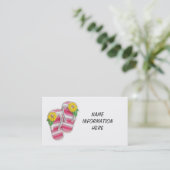 ビーチサンダル名刺 名刺 (スタンド正面)