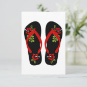 ビーチサンダル招待状 招待状 (スタンド正面)