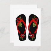 ビーチサンダル招待状 招待状 (正面/裏面)