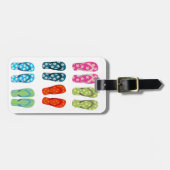 ビーチサンダル6パック ラゲッジタグ (正面横)