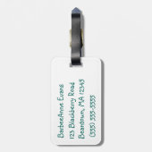 ビーチサンダル6パック ラゲッジタグ (裏面縦)