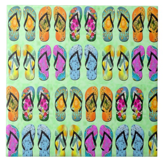 ビーチサンダル タイル (正面)