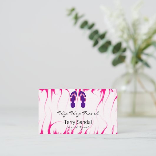 ビーチサンダル 名刺 (スタンド正面)