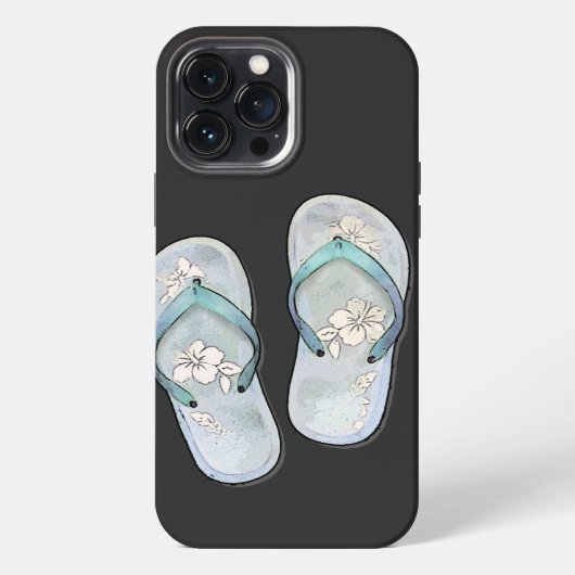 ビーチサンダル iPhoneケース (裏面)