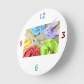 ***ビーチサンダルGALORE***時計 ラウンド壁時計 (傾斜)