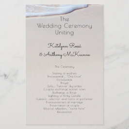 ビーチサンドカスタム結婚式 プログラム