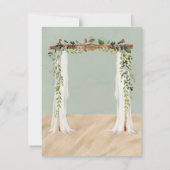 ビーチサンドカノピー トロピカル ブランシュ＆バブル ご招待 招待状 (裏面)