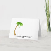 ビーチサンドキャッスルクリスマス シーズンカード (裏面)