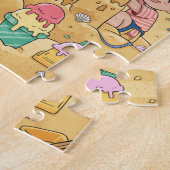 ビーチサンドキャッスルパズルを作ろう ジグソーパズル (側面)