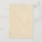 ビーチサンドキャッスル結婚ズ詳細 エンクロージャーカード (裏面)