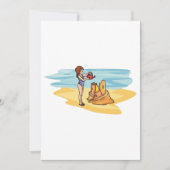 ビーチサンドキャッスル 招待状 (正面)