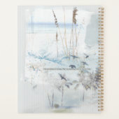 ビーチサンドシーコラージュとイニシャル プランナー手帳 (裏面)