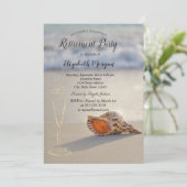 ビーチサンドシーシェルワイングラス引退 招待状 (スタンド正面)