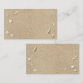 ビーチサンドシーシェル座席表 名刺 (正面/裏面)