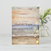 ビーチサンドスカイ風船,ワインの退職パーティー 招待状 (スタンド正面)