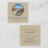 ビーチサンドダネスコーストレンタル スクエア名刺 (正面/裏面)