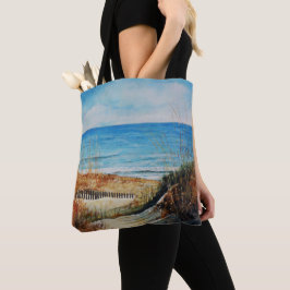 ビーチサンドダンズと海絵画ズ |トートバッグ トートバッグ