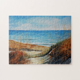 ビーチサンドデュネス絵画海 ジグソーパズル
