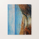 ビーチサンドデュネス絵画海 ジグソーパズル (縦)
