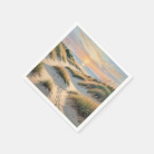 ビーチサンドデューンフットプリント スタンダードカクテルナプキン (角)