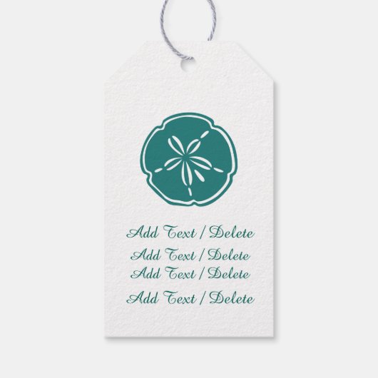 ビーチサンドドルギフトラベル- SRF ギフトタグ (裏面)