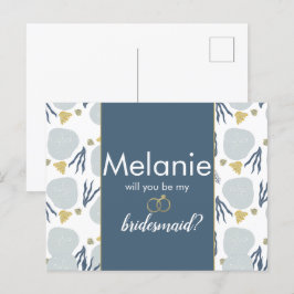 ビーチサンドドルブリデスメイド提案カード シーズンポストカード