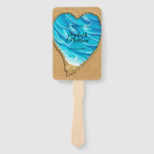 ビーチサンドハートシーア結婚ーズ ハンドファン (正面)