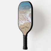 ビーチサンドハート名 ピックルボールラケット (左)