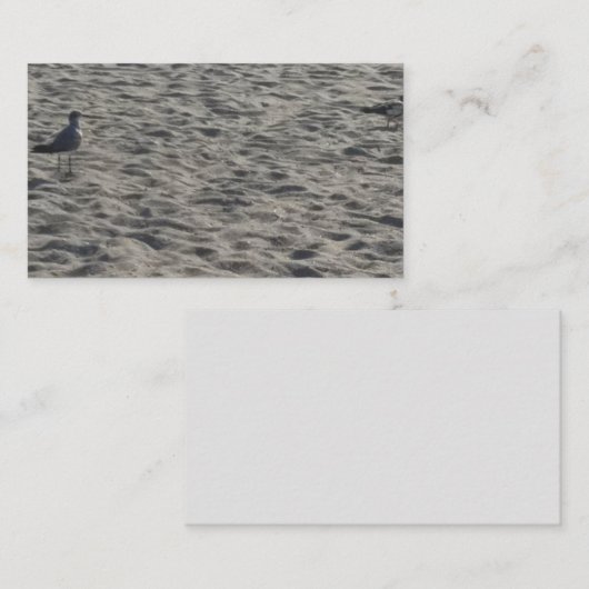 ビーチサンド名刺 名刺 (正面/裏面)