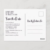 ビーチサンド日付ポストカードの保存 ポストカード (裏面)