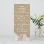 ビーチサンド＆オーシャンシーウォーター ウェディングメニュー メニュー (スタンド正面)