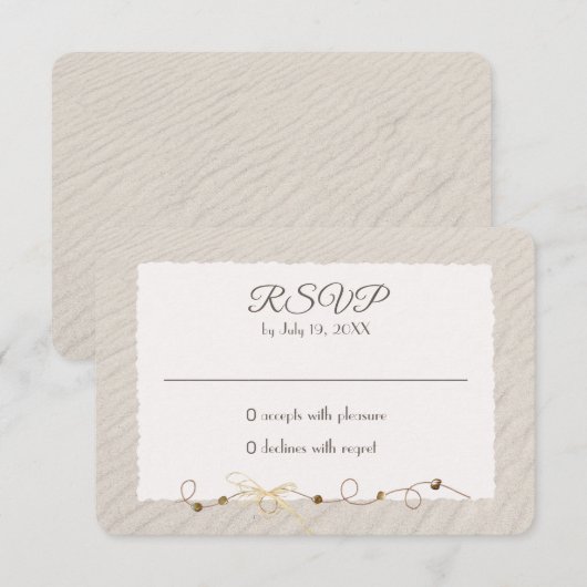 ビーチサンド RSVP (正面/裏面)