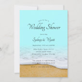ビーチサンドnサーフウェディングシャワー招待状 招待状 (正面)