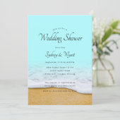 ビーチサンドnサーフウェディングシャワー招待状 招待状 (スタンド正面)