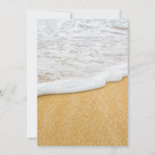 ビーチサンドnサーフウェディングシャワー招待状 招待状 (裏面)