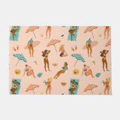 ビーチサンバザーパターン ドアマット (正面)