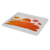 ビーチサンライズサンセットサンダーコーブ カッティングボード (角)