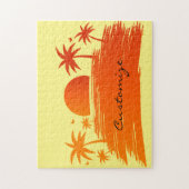 ビーチサンライズサンセットサンダーコーブ ジグソーパズル (縦)
