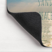 ビーチサンライズスカイオーバーピースイン引用文 マウスパッド (コーナー)