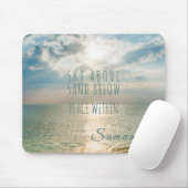ビーチサンライズスカイオーバーピースイン引用文 マウスパッド (マウス)